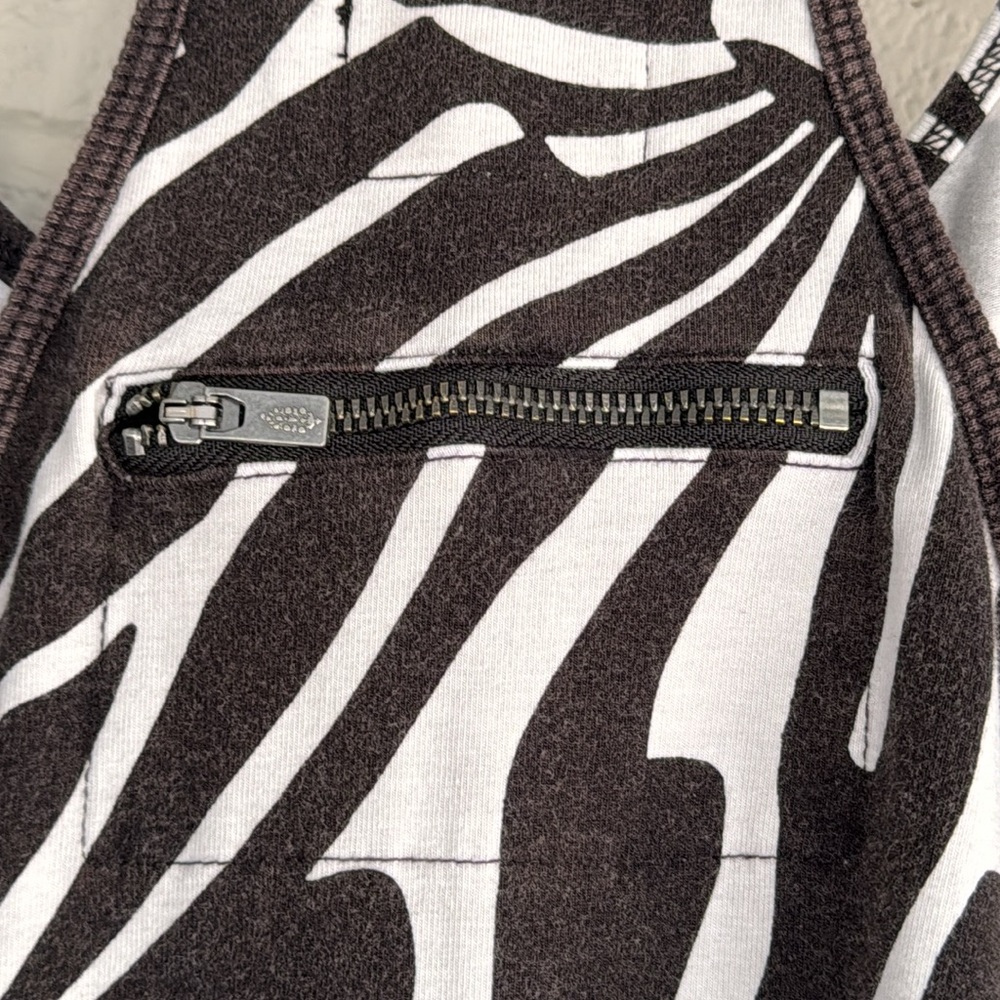 NWT FP Movement Printed Hot Shot Romper in Zebra - Picture 8 of 12